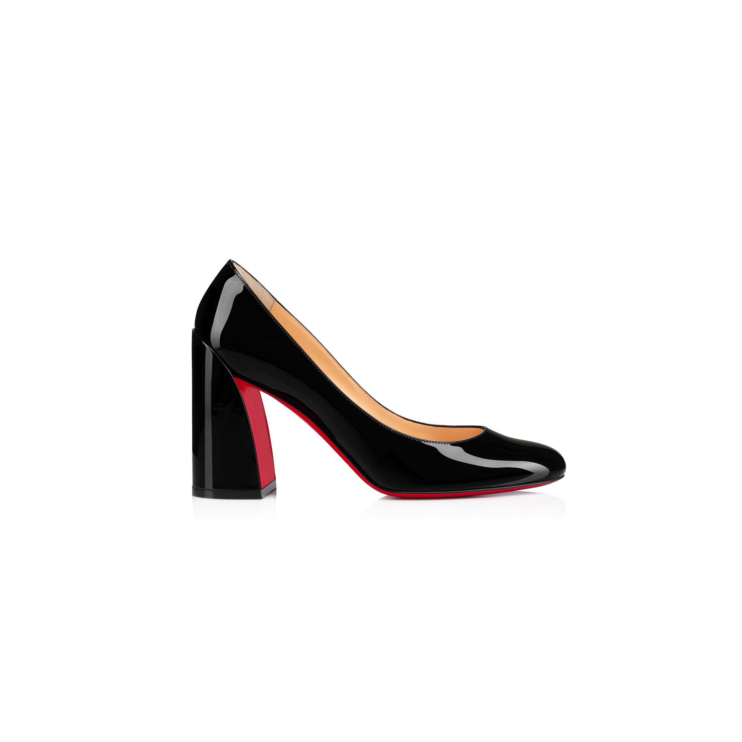 Ch**an louboutin miss sab 85 mm pumps-patent calf leather-black-women 3210568bk01